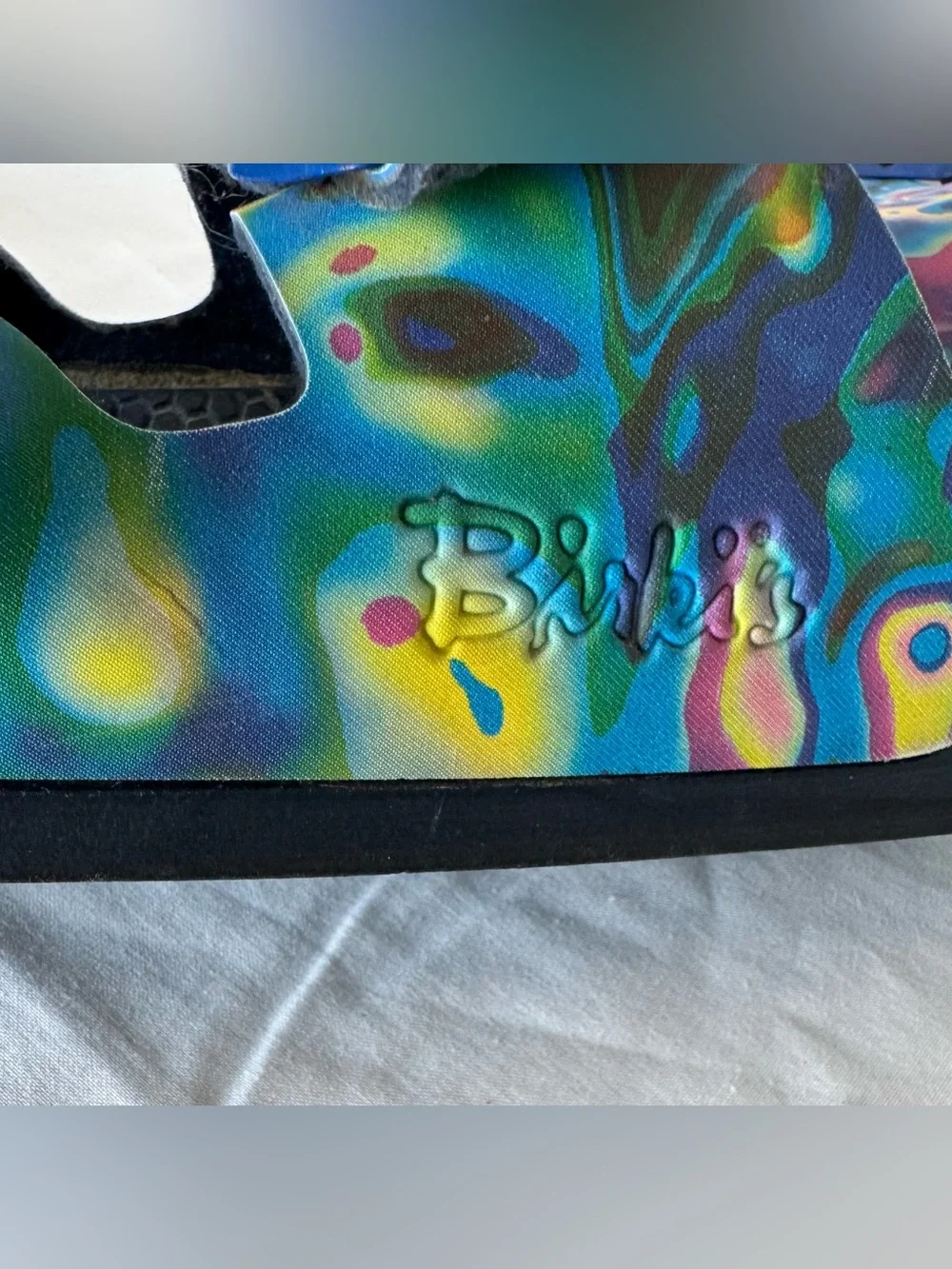 Birki's by Birkenstock Multicolor Swirl Two-Buckle Sandals Size 6